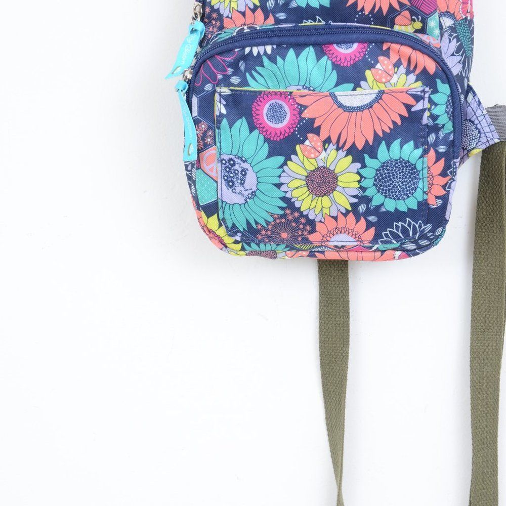 Lily Bloom Sunflower Peace Eco-Friendly Sling Crossbody Backpack - Picture 6 of 6